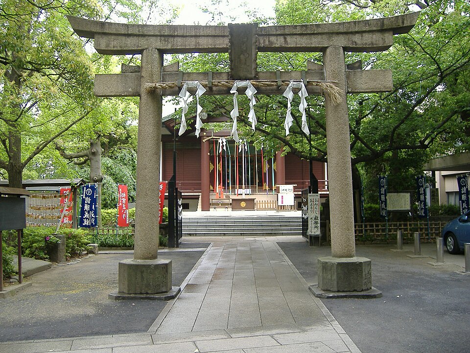 稻毛神社的平日照片，並非當屆祭典現場。