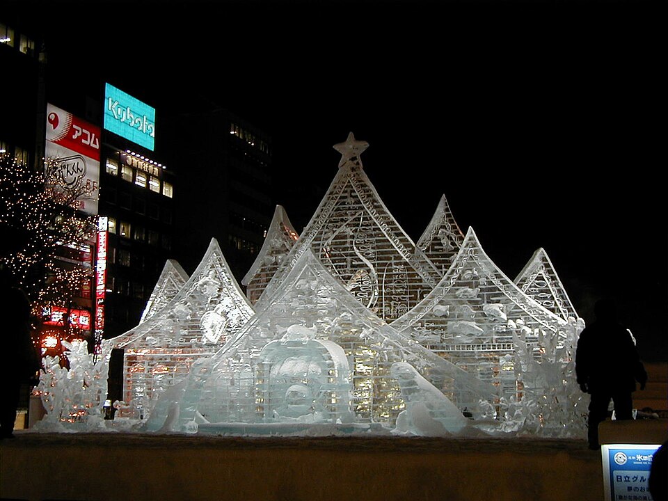 札幌雪祭的歷屆記錄照片，並非當屆活動現場。