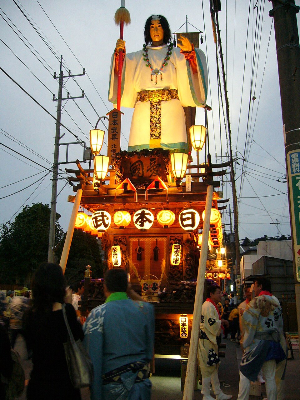 佐原大祭的歷屆記錄照片，並非當屆活動現場。