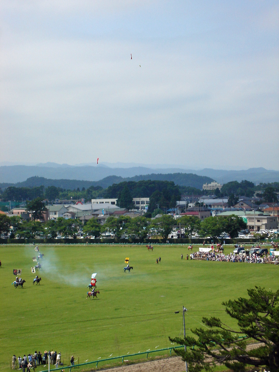 相馬野馬追的歷屆記錄照片，並非當屆活動現場。